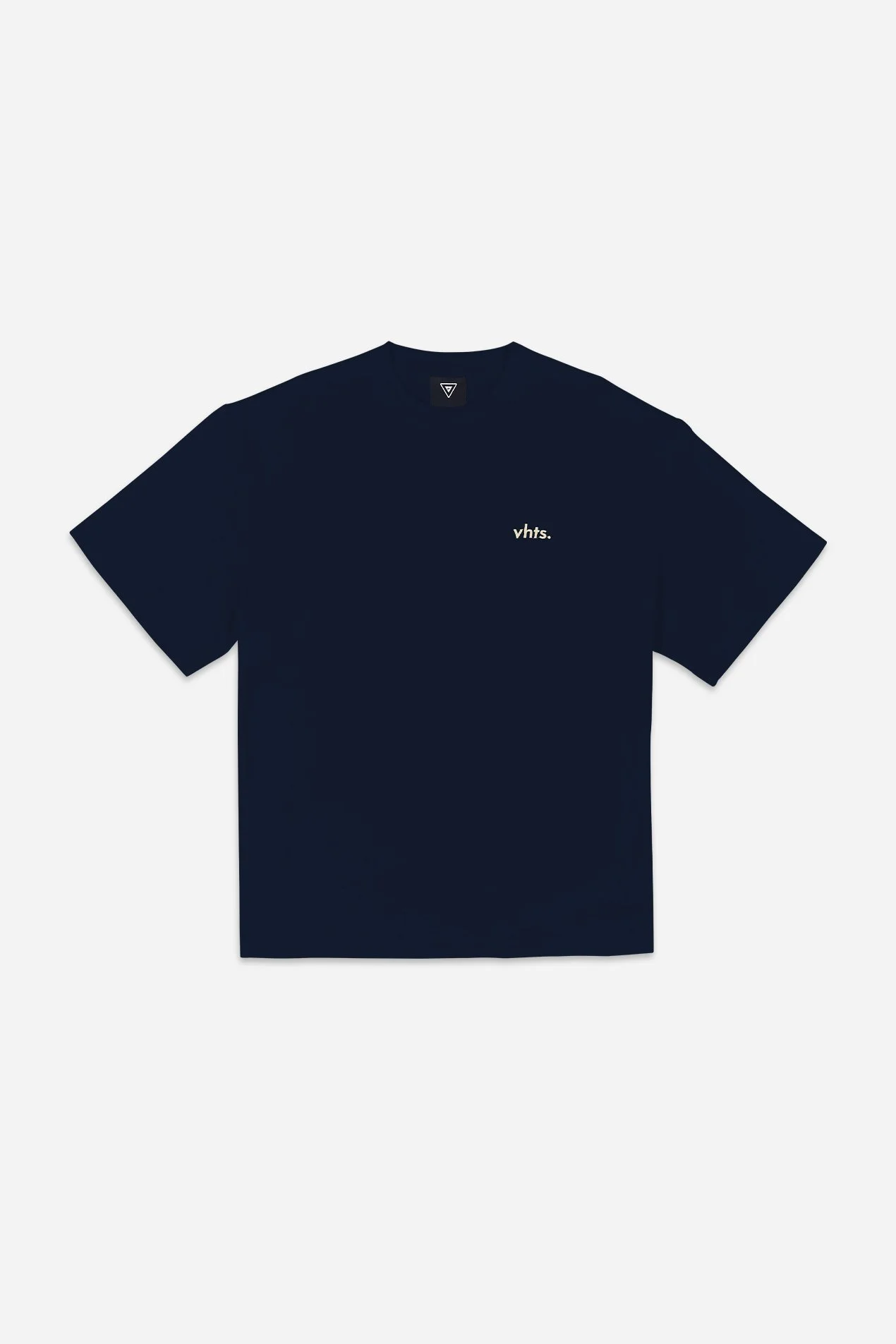 VHTS Tシャツ S VHTS Logo T-Shirt – Premium Cotton Staple - Dark Blue | VHTS